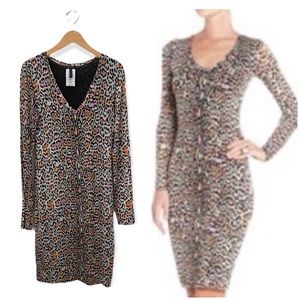 BCBG Max Azria Tori Leopard Print Dress